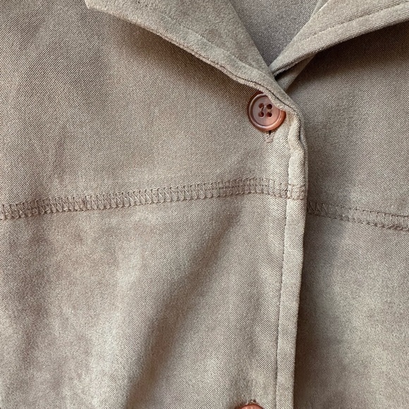 Vintage - Briggs Faux Suede Light Weight Jacket Size 18 90s western - Picture 3 of 7